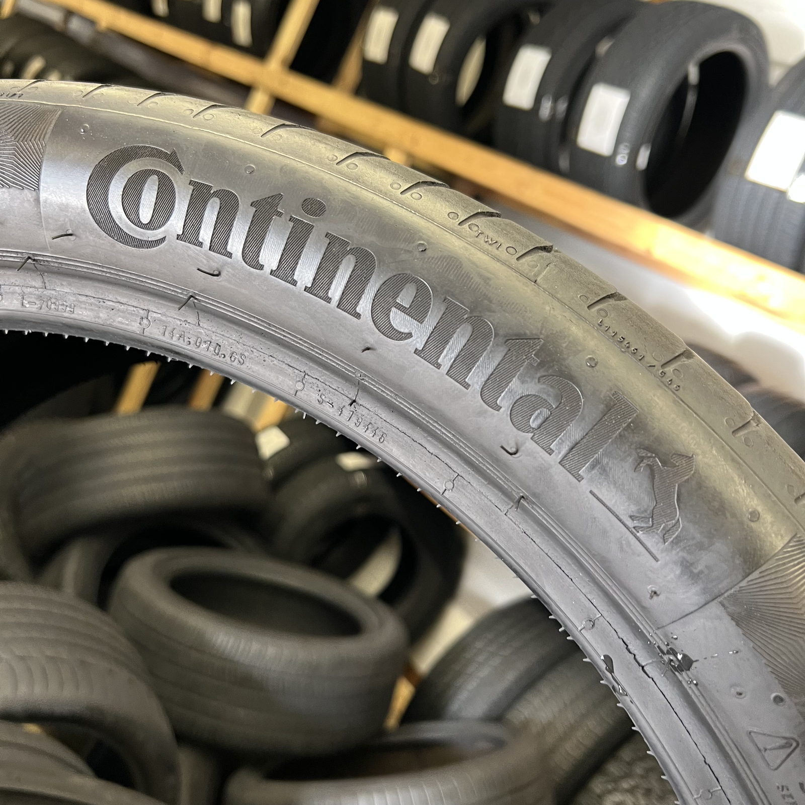 Set Of 4 Tires Likenew Continental PremiumContact 6 BMW 275/35R22 & 315/30ZR22