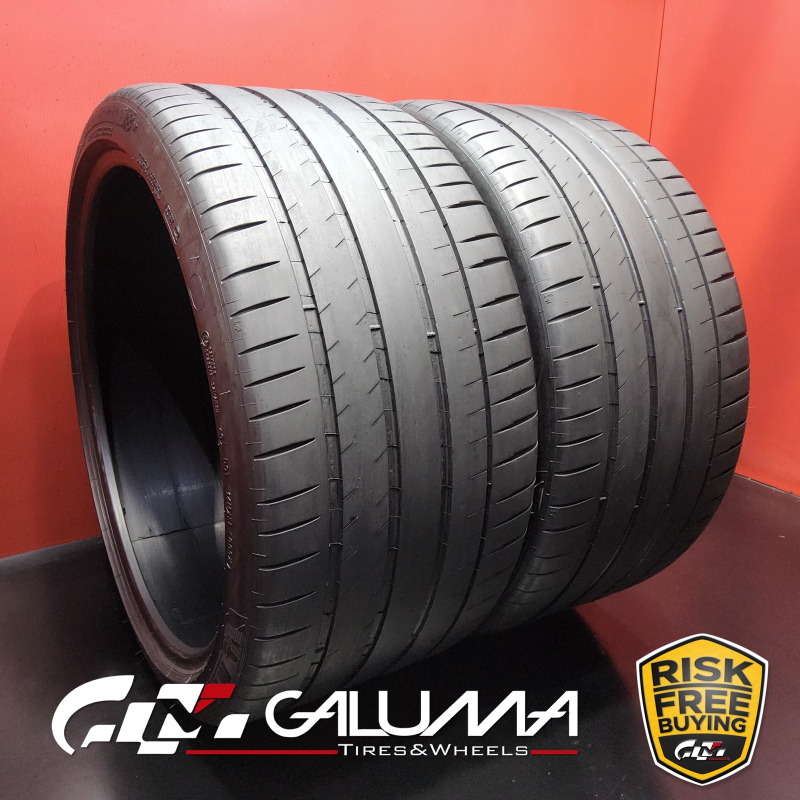 Set of 2 Tires Michelin Pilot Sport 4S ★ XL 315/30ZR22 107Y No Repairs #96263