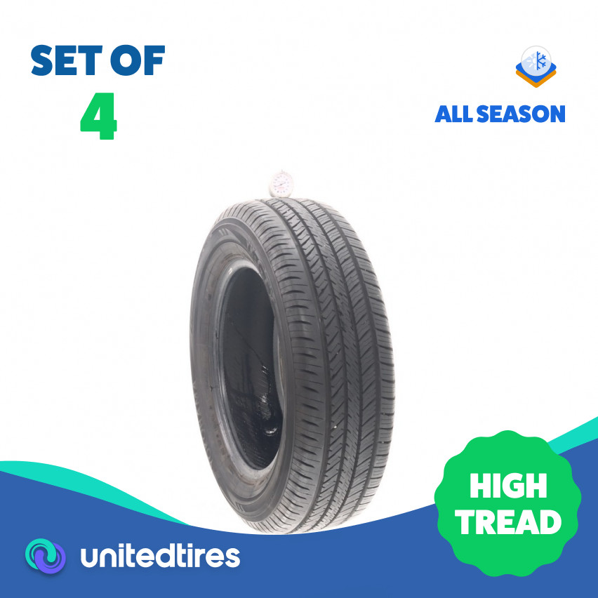 Set of (4) Used 195/65R15 Yokohama YK-GTX 91H – 9.5-11/32