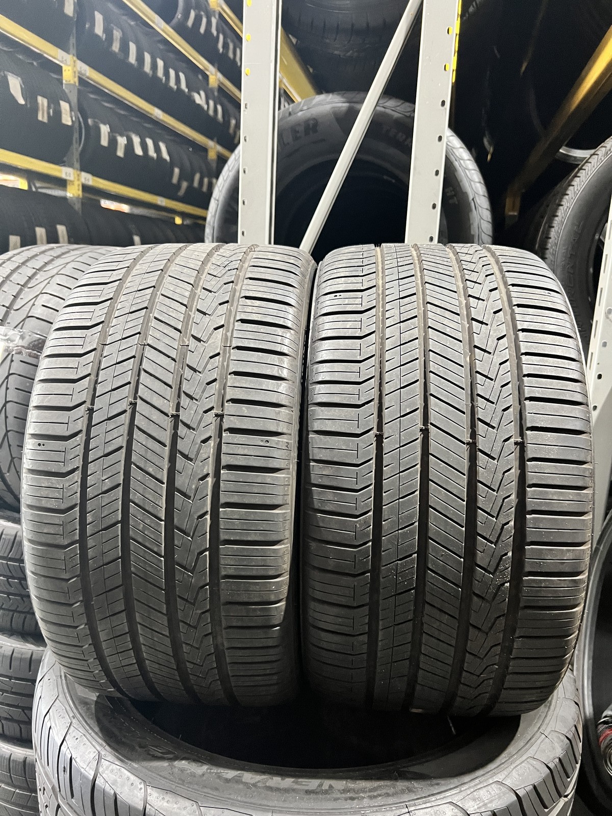 Set Of 2 Tires Hankook Ventus S1 AS 285/30ZR19 98Y DOT.0123 7.75/32 NO Patch
