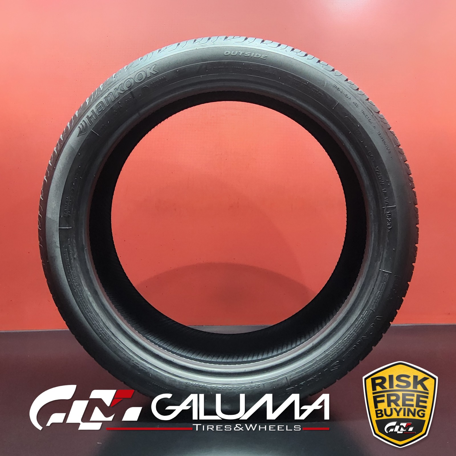 1 Tire Hankook Ventus S1 Noble2 HRS RunFlat 255/40/20 R20 101H No Repairs #95273