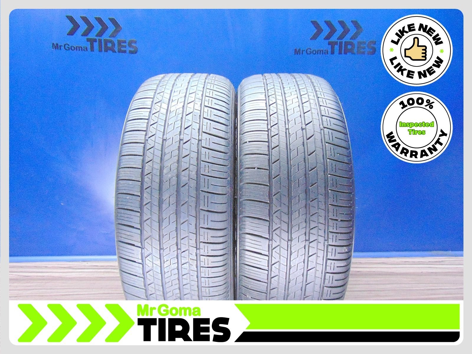 2 USED TIRES DUNLOP SP SPORT MAXX A1 A/S DSST CTT RFT 245/50R19 85%LIFE Run Flat