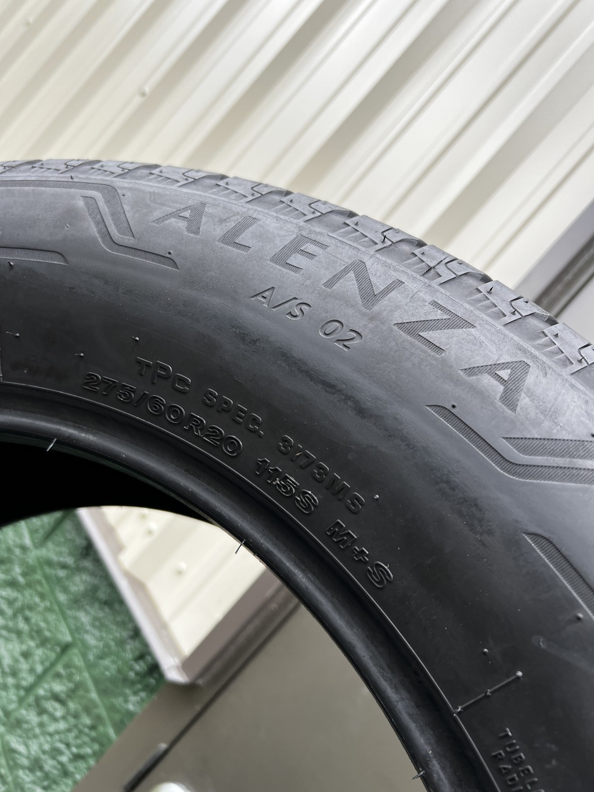 1 Tire Bridgestone Alenza A/S 02 TPC 275/60R20 115S DOT.0625 8.25/32