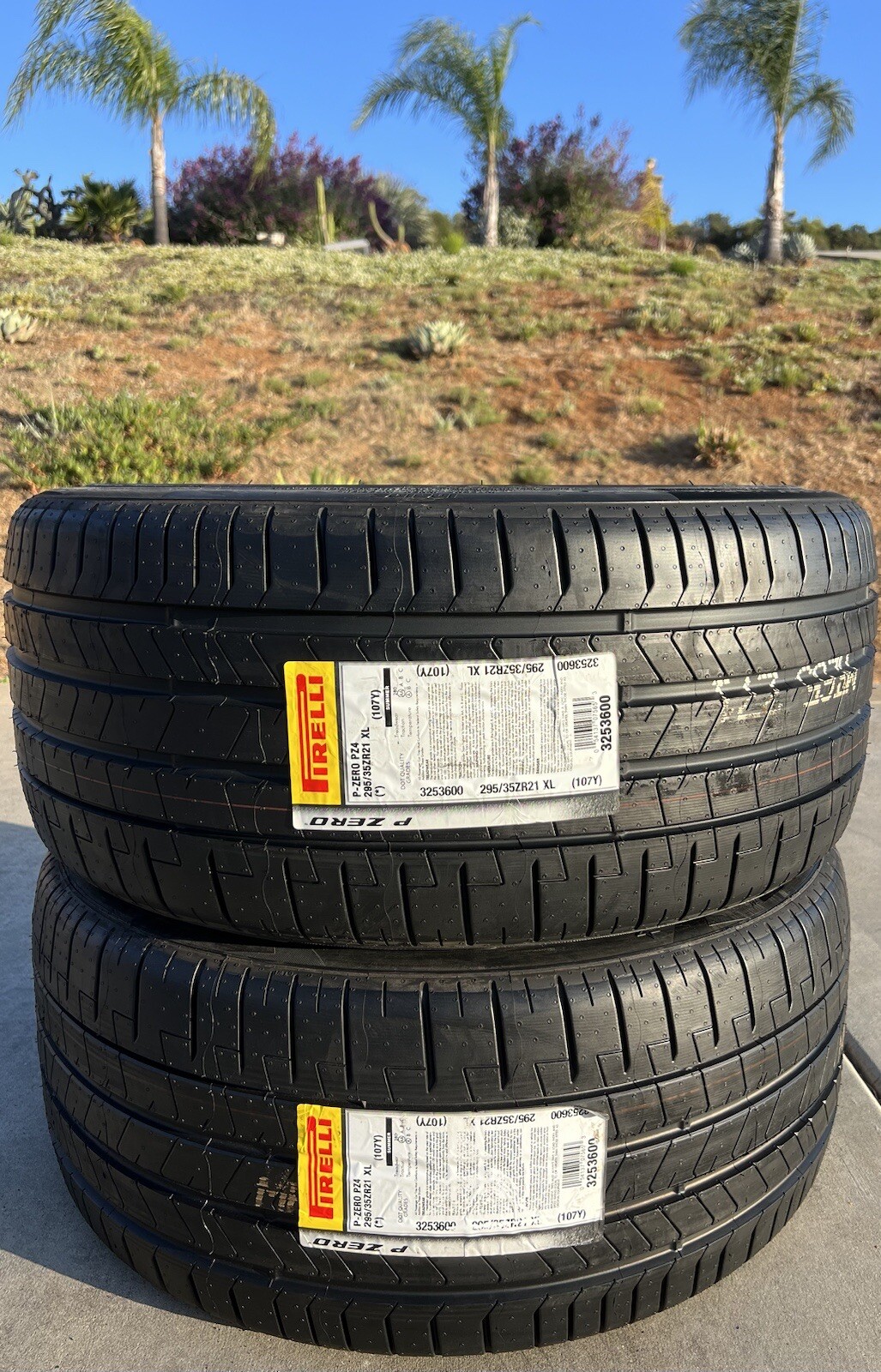 TWO BRAND NEW 295/35ZR21 (107Y) Pirelli P Zero PZ4 Star ★ BMW Tires 2953521