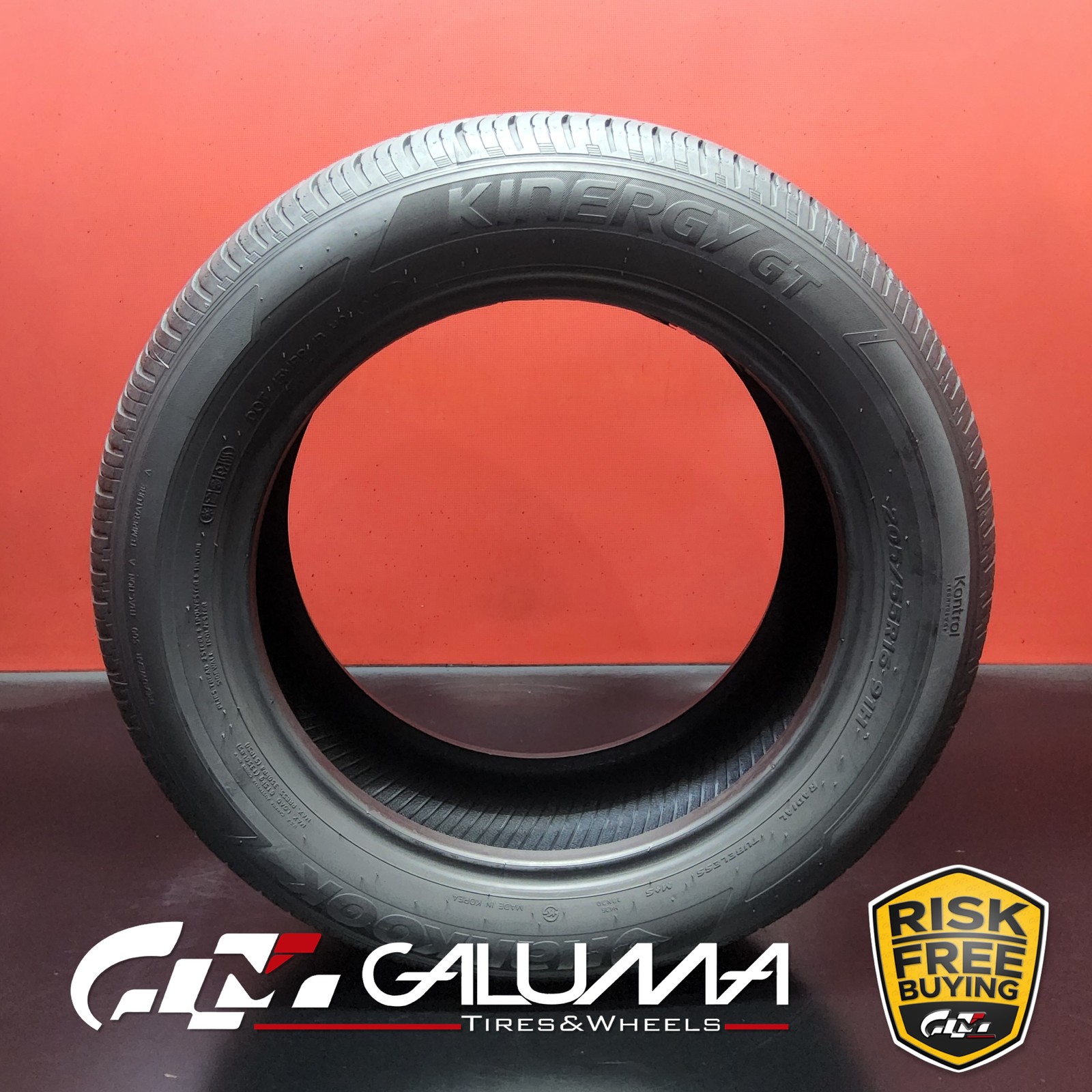 1 Tire Hankook Kinergy GT 205/55R16 205/55/16 2055516 91H #96028