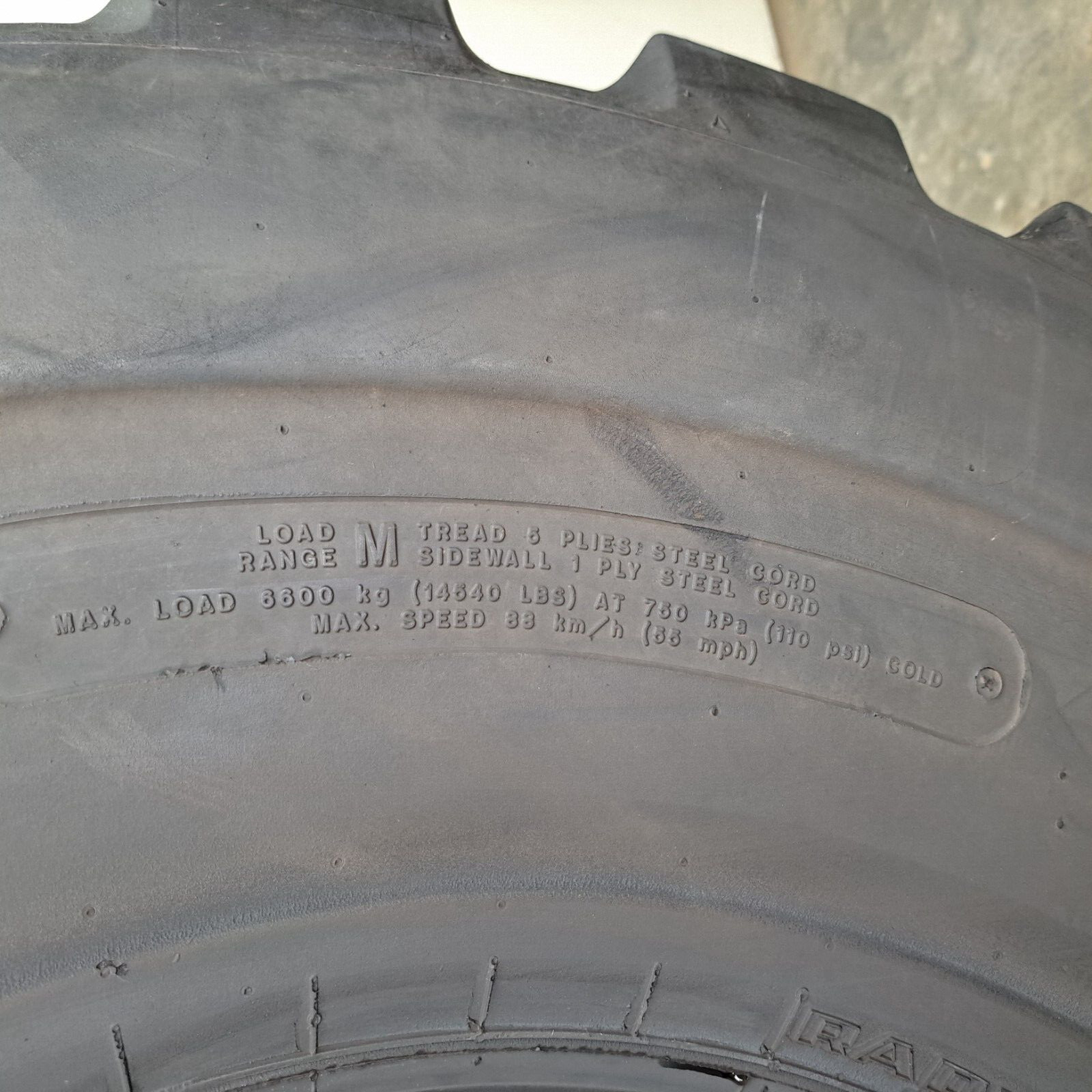 16.00R20 GoodYear AT/3A *Nice Used* 85%+ DOT 2016+