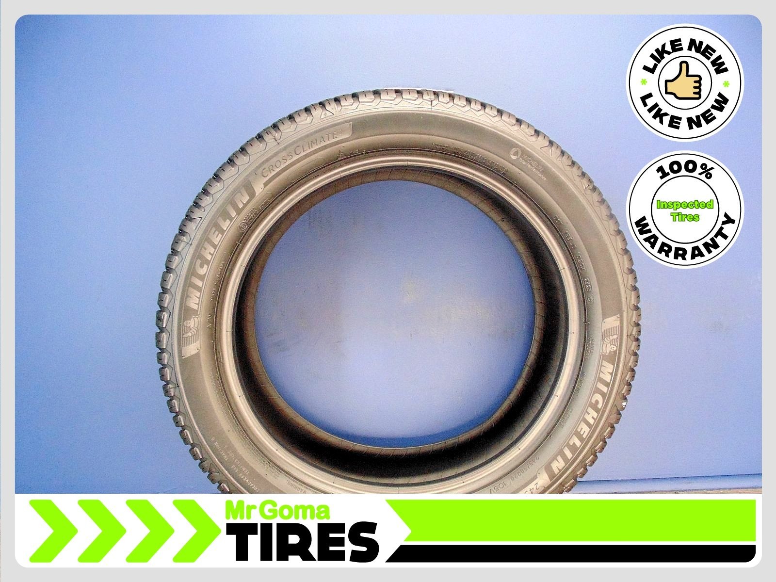 1 MICHELIN CROSSCLIMATE 2 A/W XL 245/50R20 USED TIRE 9.6/32 TREAD 2455020
