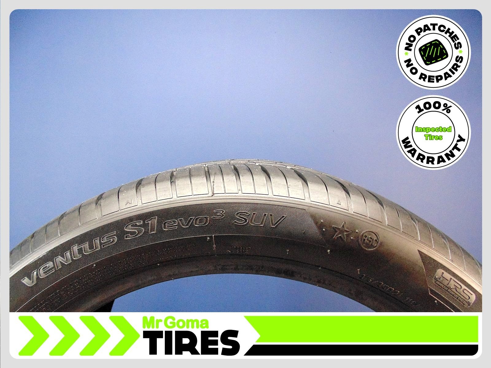 1 Hankook Ventus S1 Evo3 SUV HRS Kontrol RSC RFT XL 315/35R21 111Y Tread 7.3/32