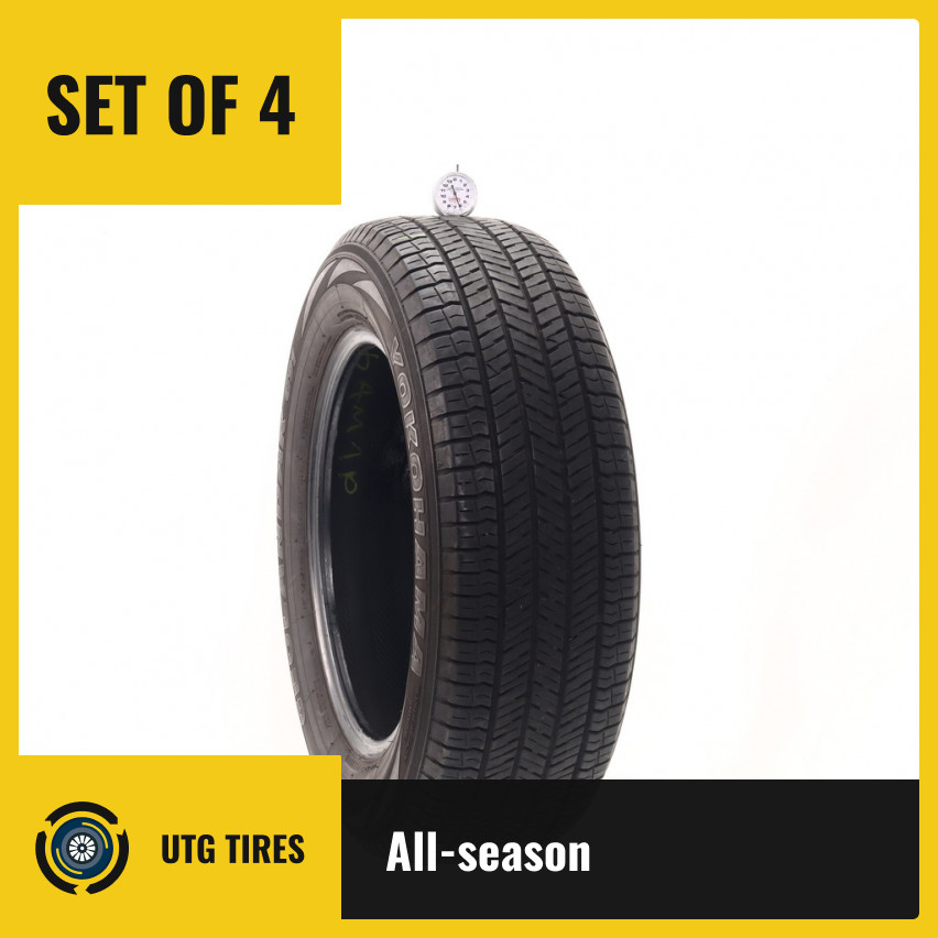 Set of (4) Used 225/65R17 Yokohama Geolandar G91A 100H – 6-7/32