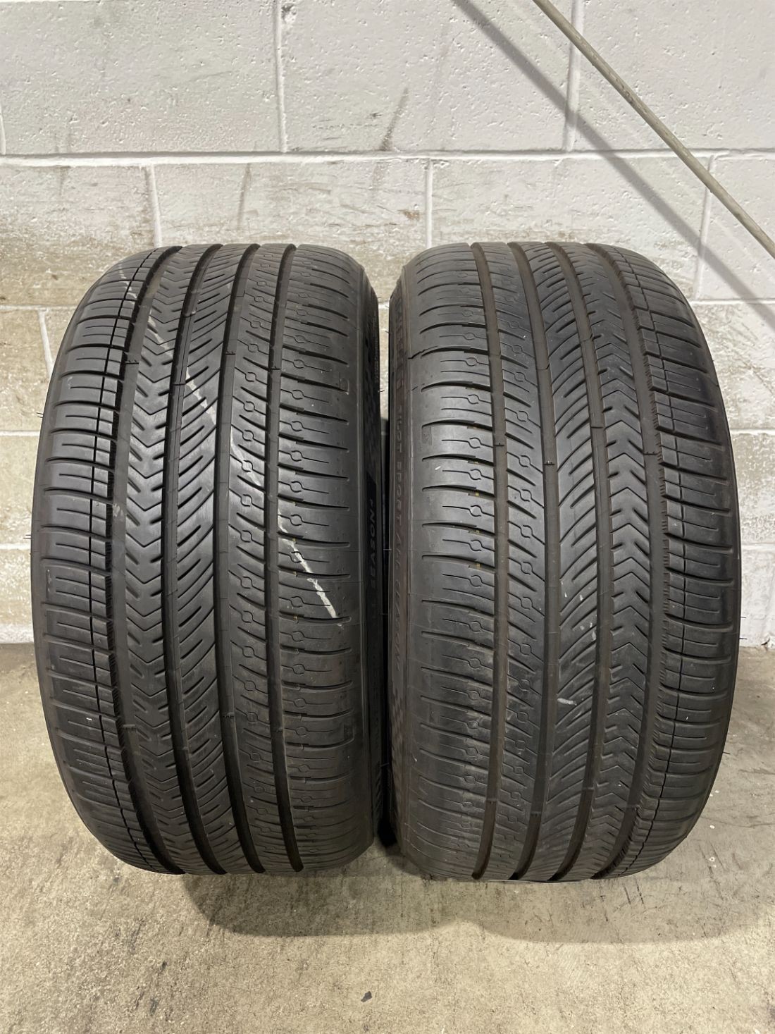 2x P275/35R21 Michelin Pilot Sport A/S 4 TO 9/32 103 W Used Tires 2753521