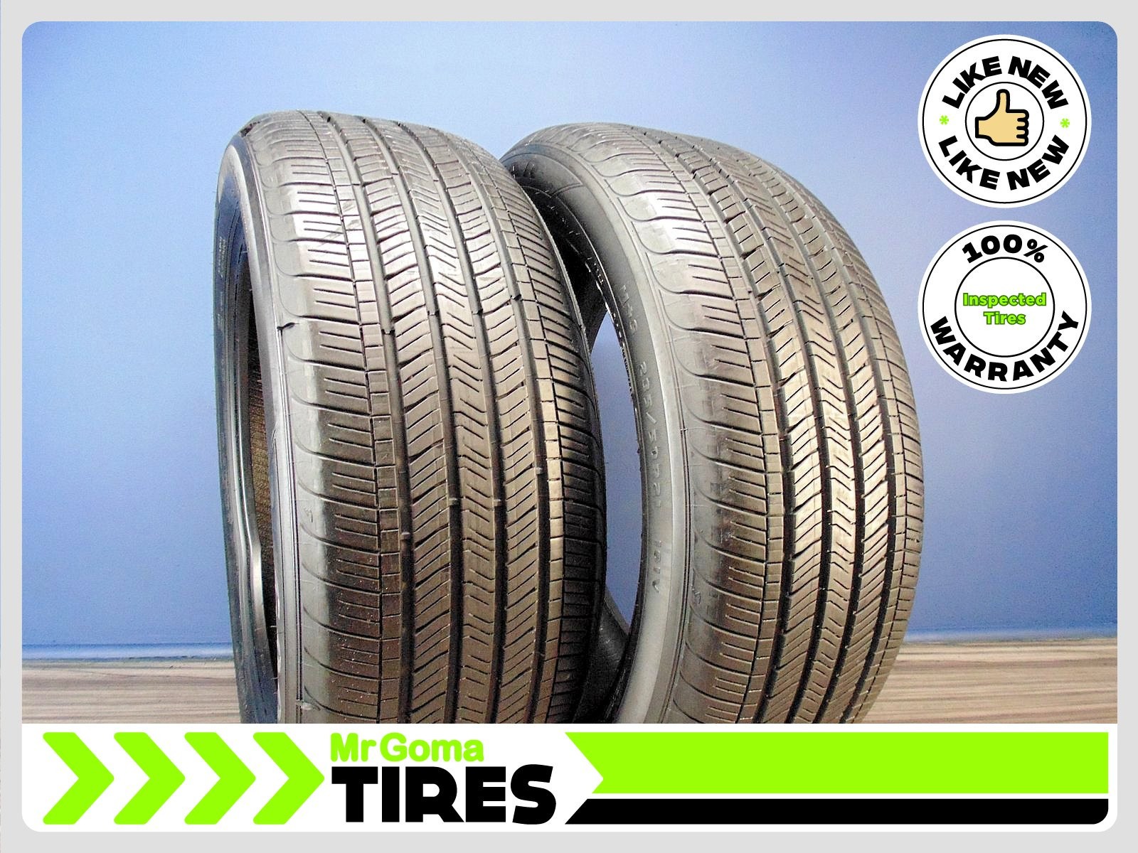 2 GOODYEAR EAGLE TOURING 235/50R21 USED TIRES 8.8/32 TREAD 235/50/21 2355021
