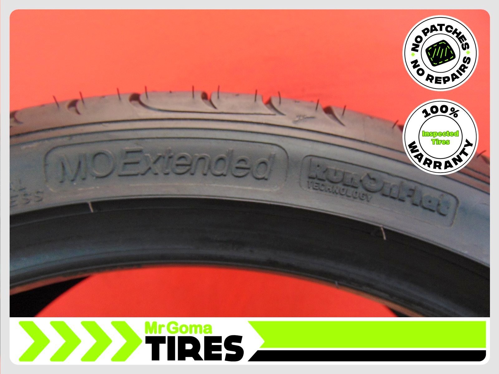 1 GOODYEAR EAGLE F1 ASYMMETRIC 2 MOE RFT XL 245/35R19 TIRE 9.5/32 TREAD RUN FLAT