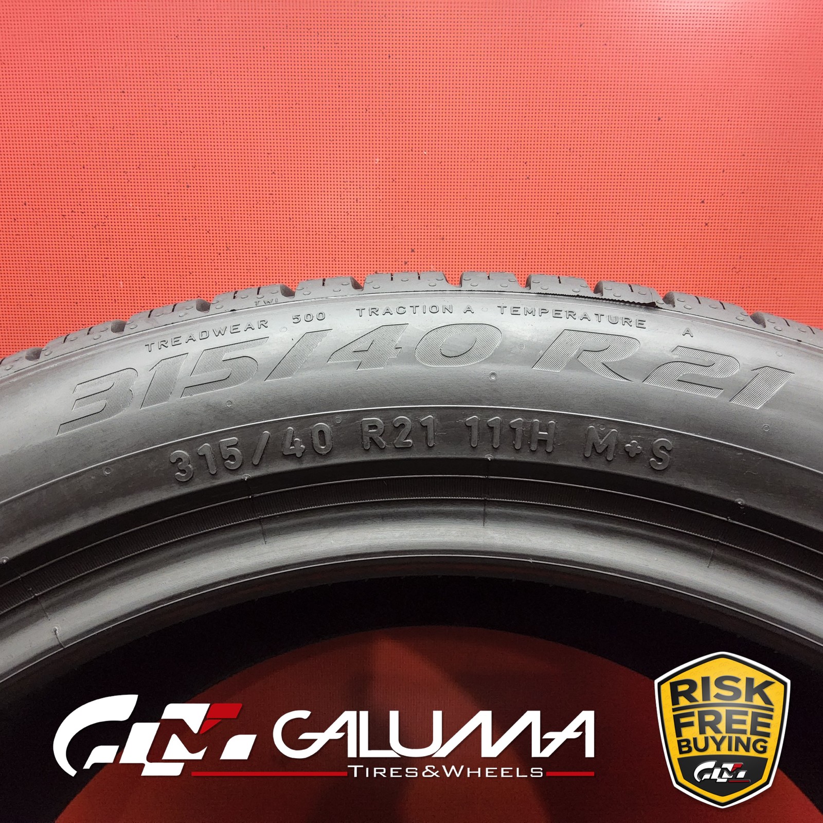 Set of 2 Tires LikeNEW Pirelli Scorpion Zero All season MO 315/40R21 111H #95452