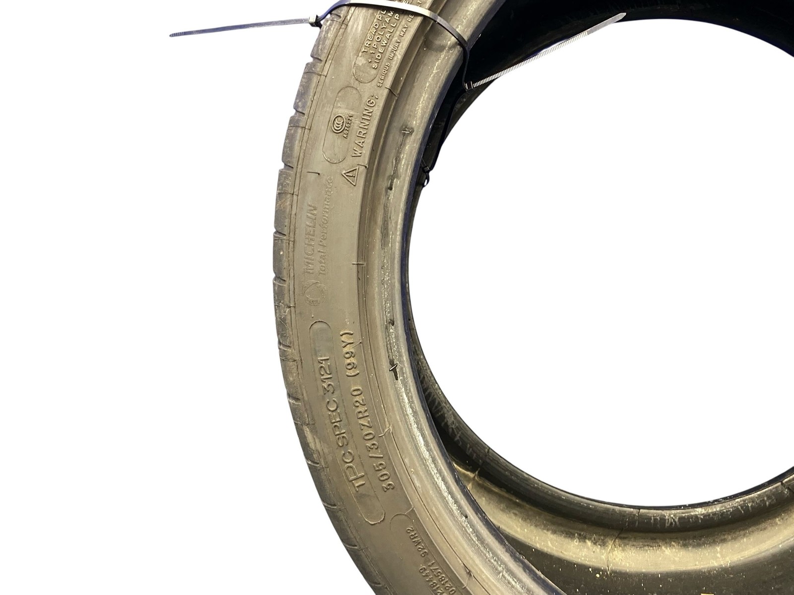305/30ZR20 MICHELIN PILOT SPORT 4S 4.5-6/32NDS DATECODE 1523 *UNEVEN TREAD WEAR*