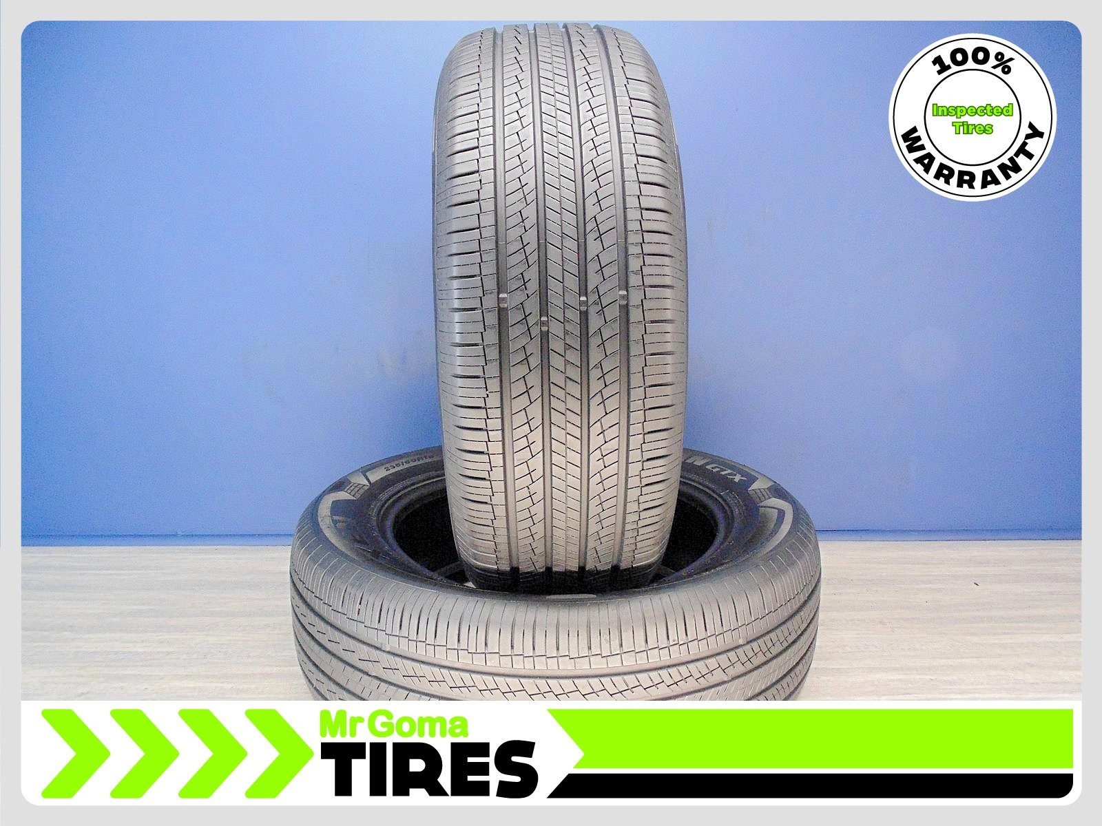 2 NEXEN ROADIAN GTX SUV 235/60R18 USED TIRE 8.1/32 TREAD 103H 2356018