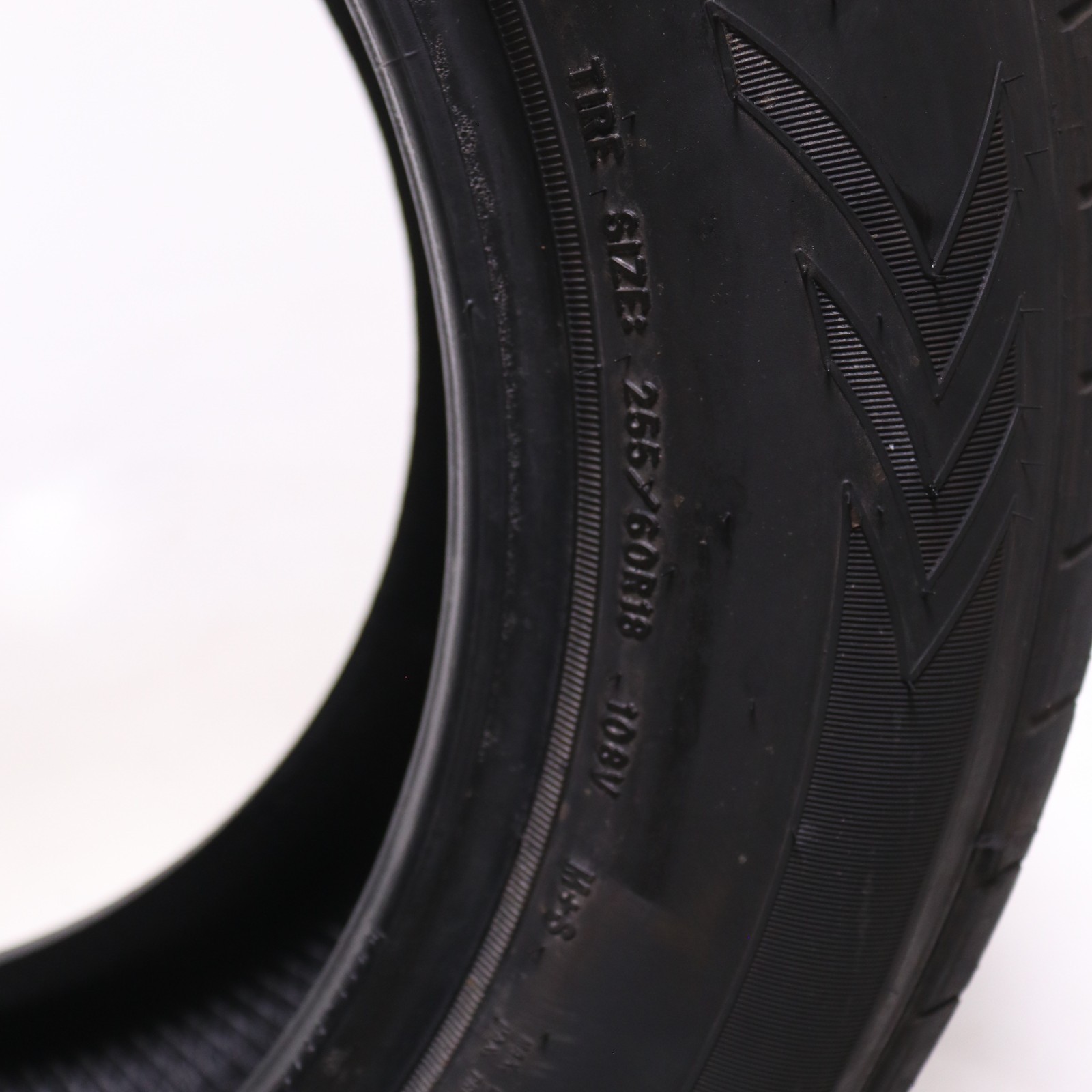 Set of 4 Used 255/60R18 Goodyear Eagle Enforcer – 108V – 9.5-10.5/32