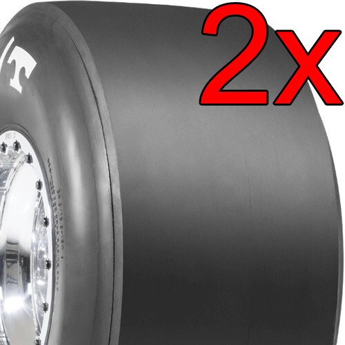[2x] Mickey Thompson ET Drag Slick 28.0/9.0-15 M5 Medium Compound Manual Trans
