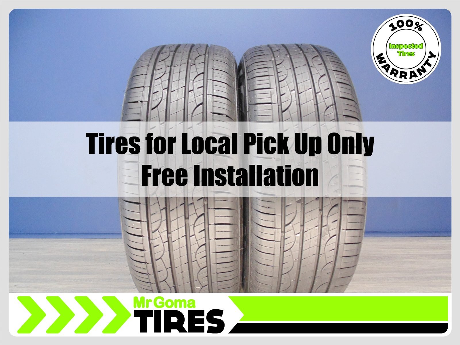 SET OF 2 NEXEN N PRIZ RH7 P225/55R18 USED TIRES 8.7/32 TREAD 225/55/18 2255518