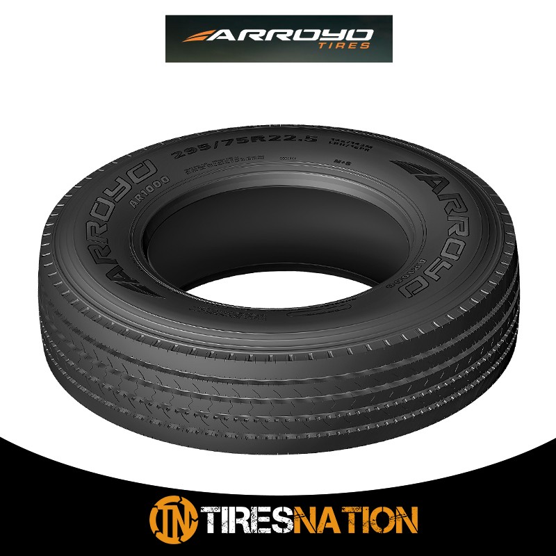 (1) New ARROYO AR1000 295/75R22.5 144/141M Tires