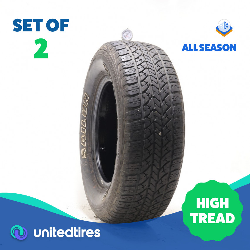 Set of (2) Used 265/70R17 Sailun Terramax H/T 115T – 8/32