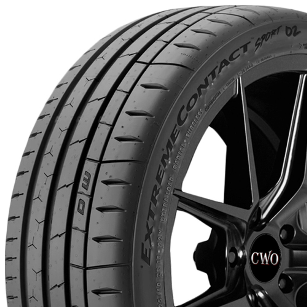 CONTINENTAL EXTREMECONTACT SPORT 02 285/40ZR17 100/W SL 340 AA A BSW TIRE