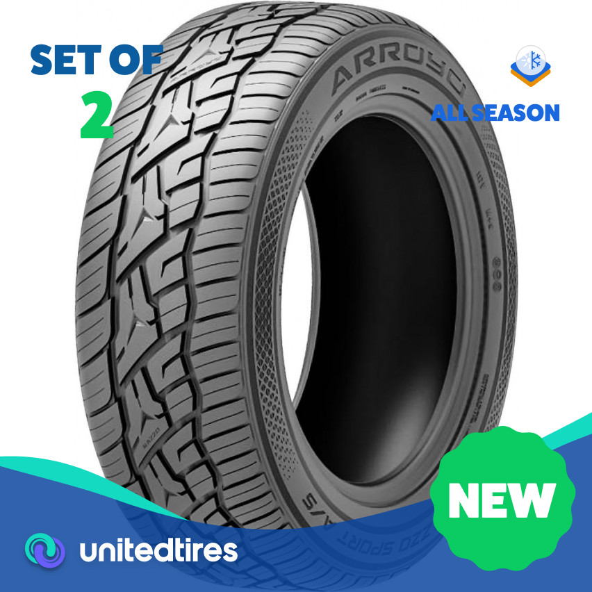 Set of (2) New 305/40R22 Arroyo Razzo Sport AS 114V