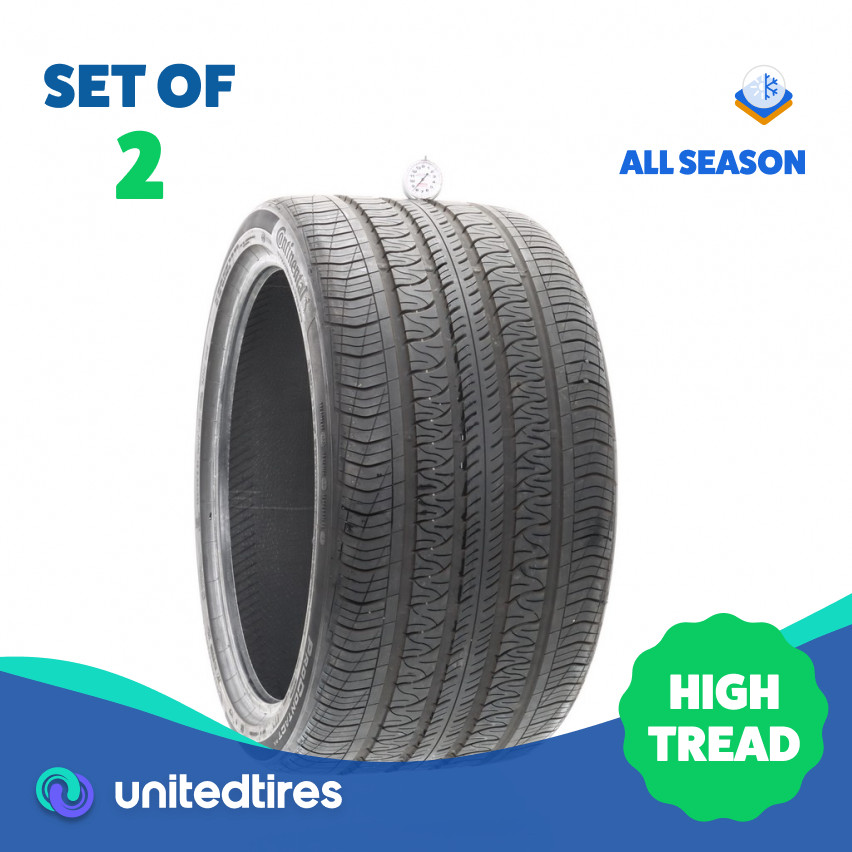 Set of (2) Used 325/30R21 Continental ProContact RX ND0 108V – 8.5/32