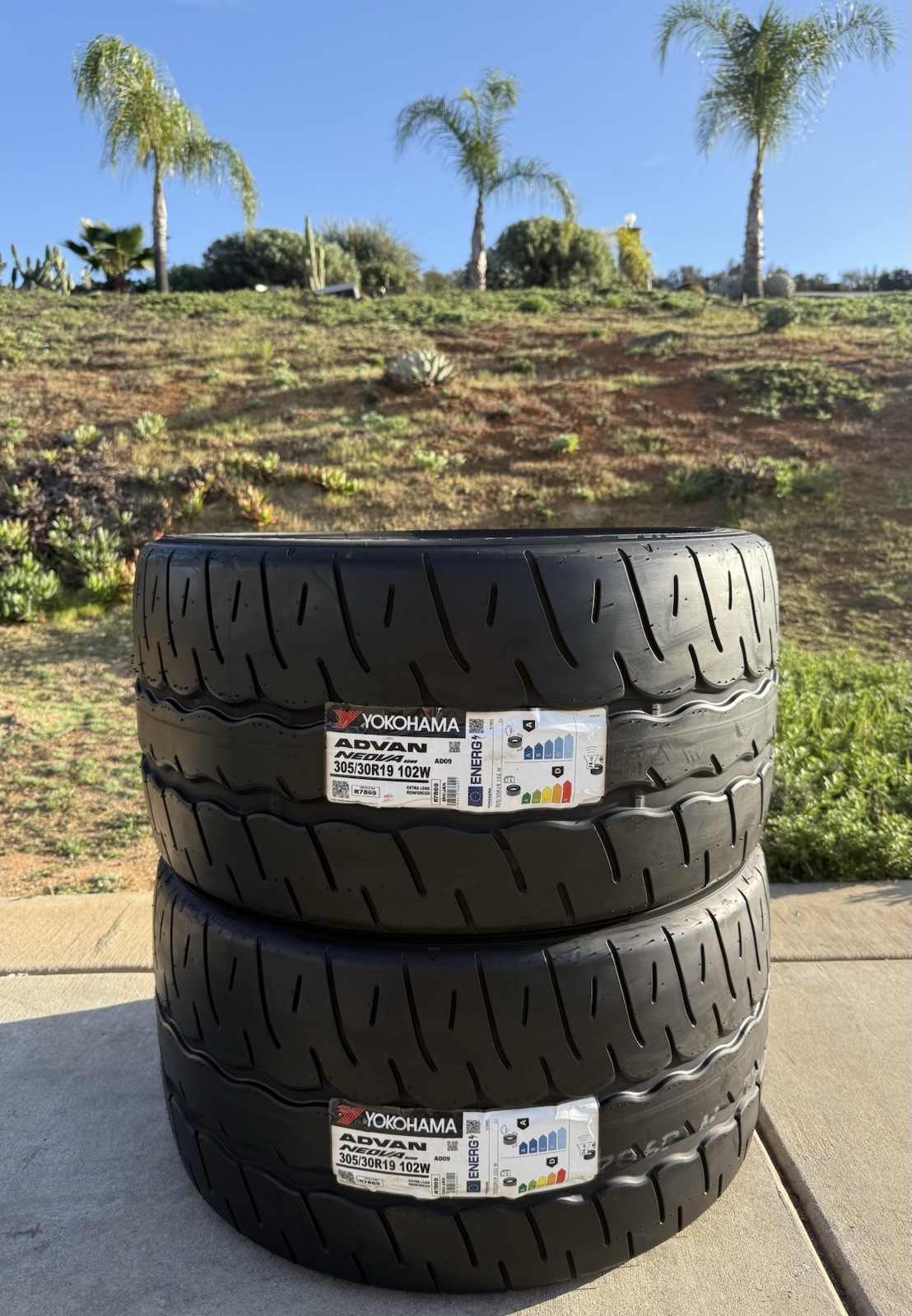 4 BRAND NEW 305/30R19 103W Yokohama ADVAN NEOVA AD09 Tires Like Michelin Cup 2!