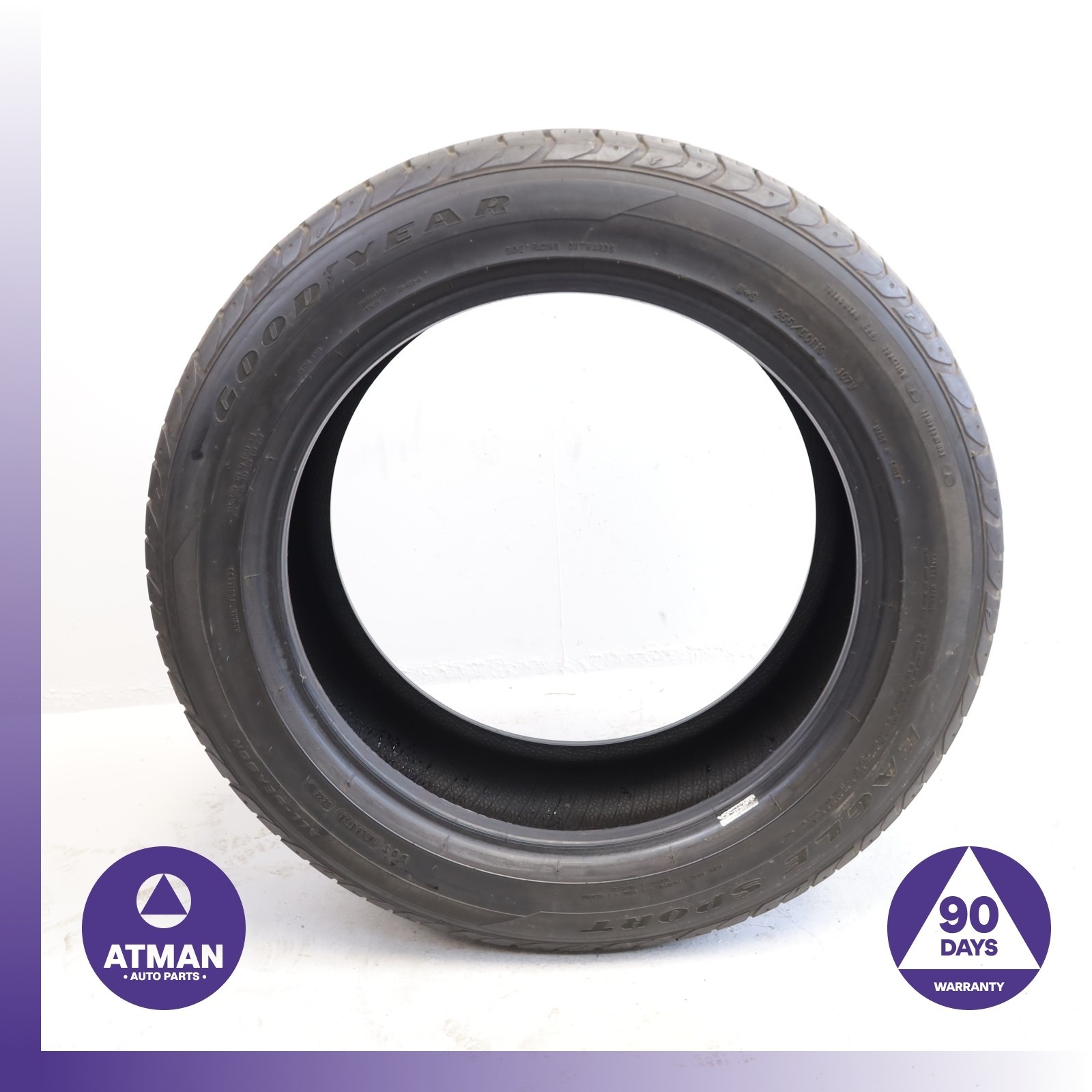 255/50R19 Goodyear Eagle Sport All Season 255 50 19′ 107V DOT 3222 Tire