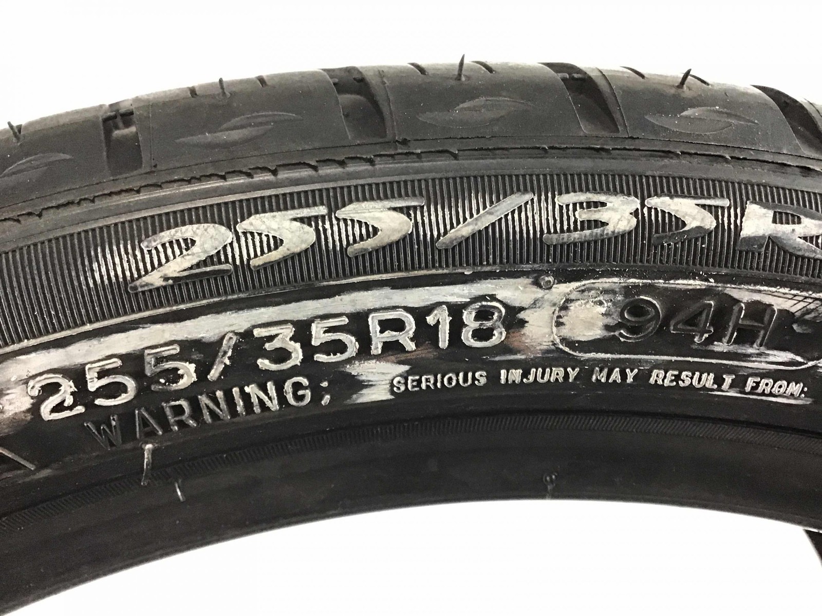 P255/35R18 Michelin Primacy MxM4 MO 94 H Used 7/32nds