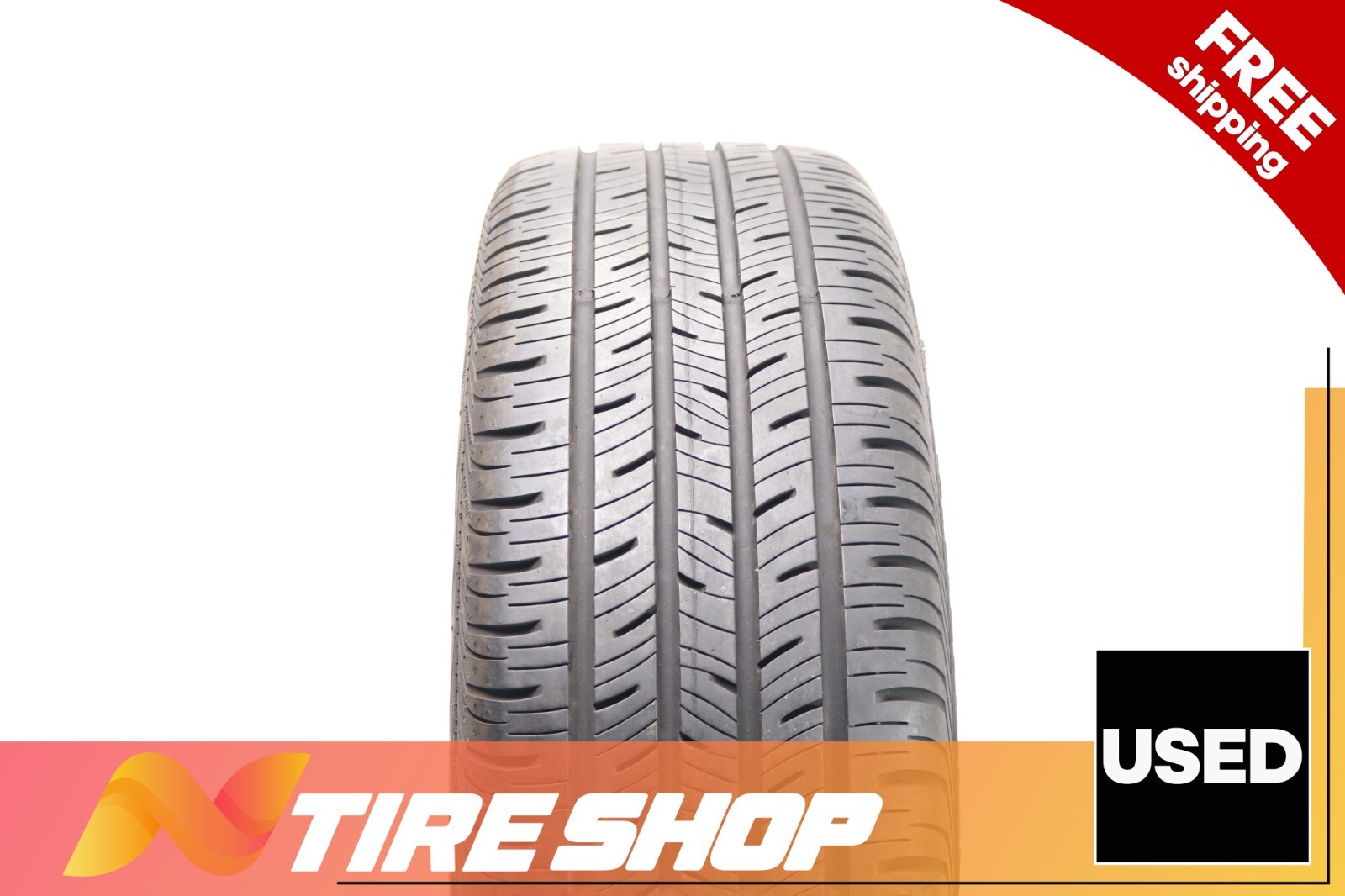 Set of 4 Used 215/55R18 Continental ContiProContact – 94H – 8-9/32