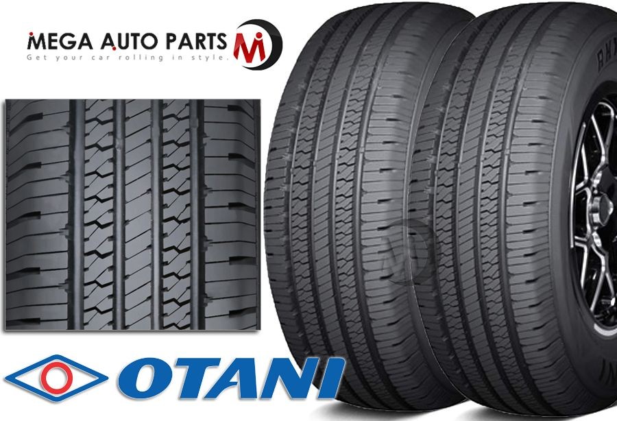2 Otani RK1000 LT 245/75R17 121/118S 10 PLY 60K Mile All Season Truck SUV Tires