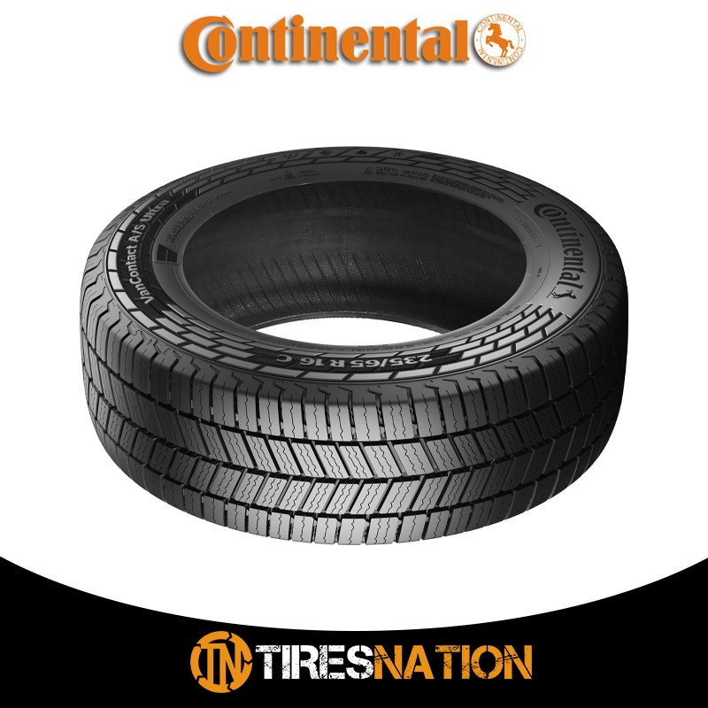 (1) New Continental VanContact A/S Ultra 195/75R16/10 110/108R Tires