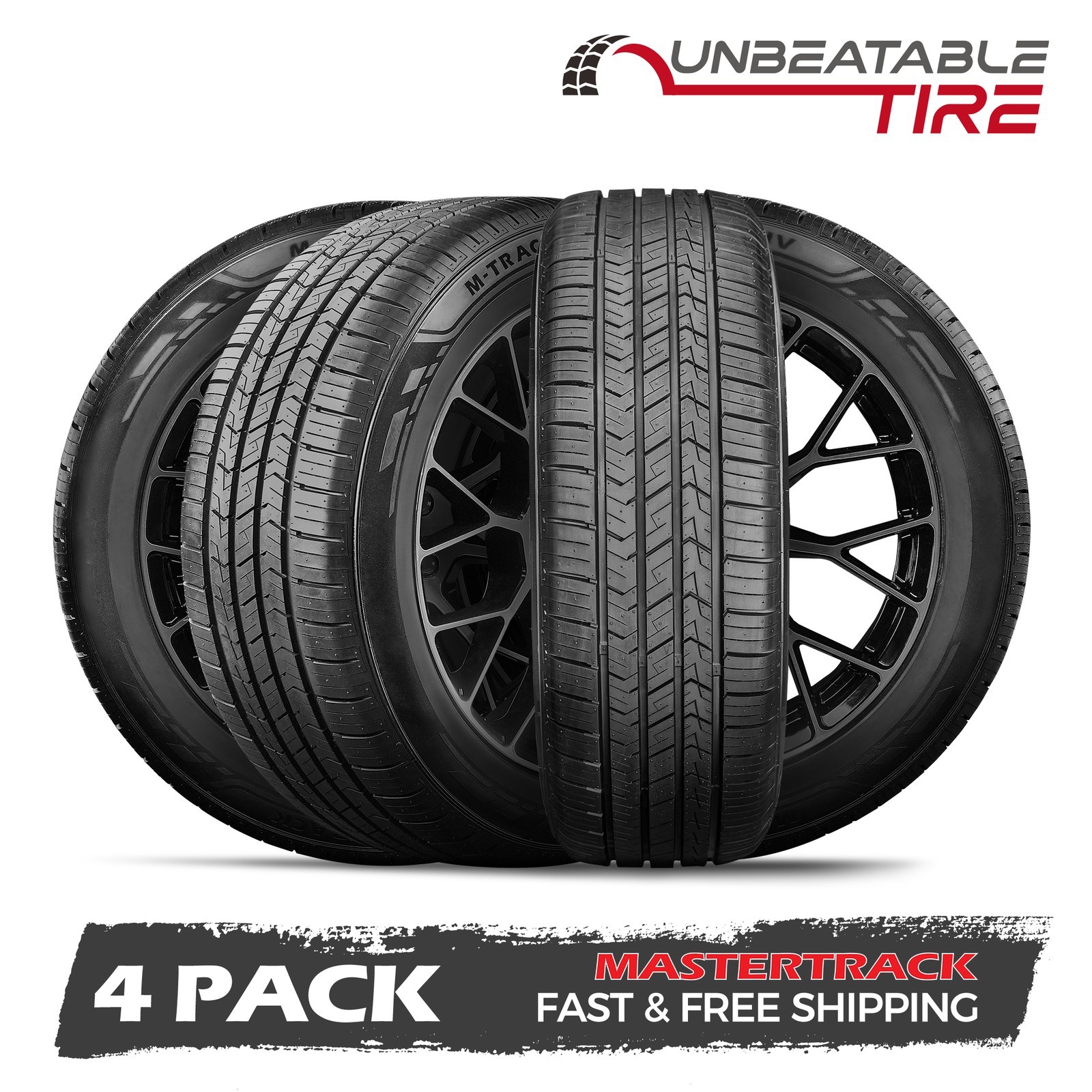Set of 4 Mastertrack M-TRAC CUV 225/65R17 102H Crossover CUV/SUV Tires 225/65/17