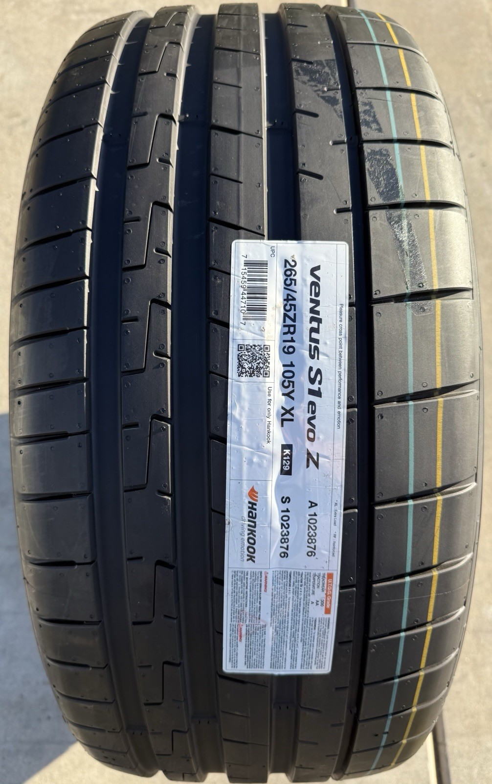 4X NEW Hankook Ventus S1 evo Z Porsche Panamera 2X 265/45ZR19 & 2X 295/40ZR19