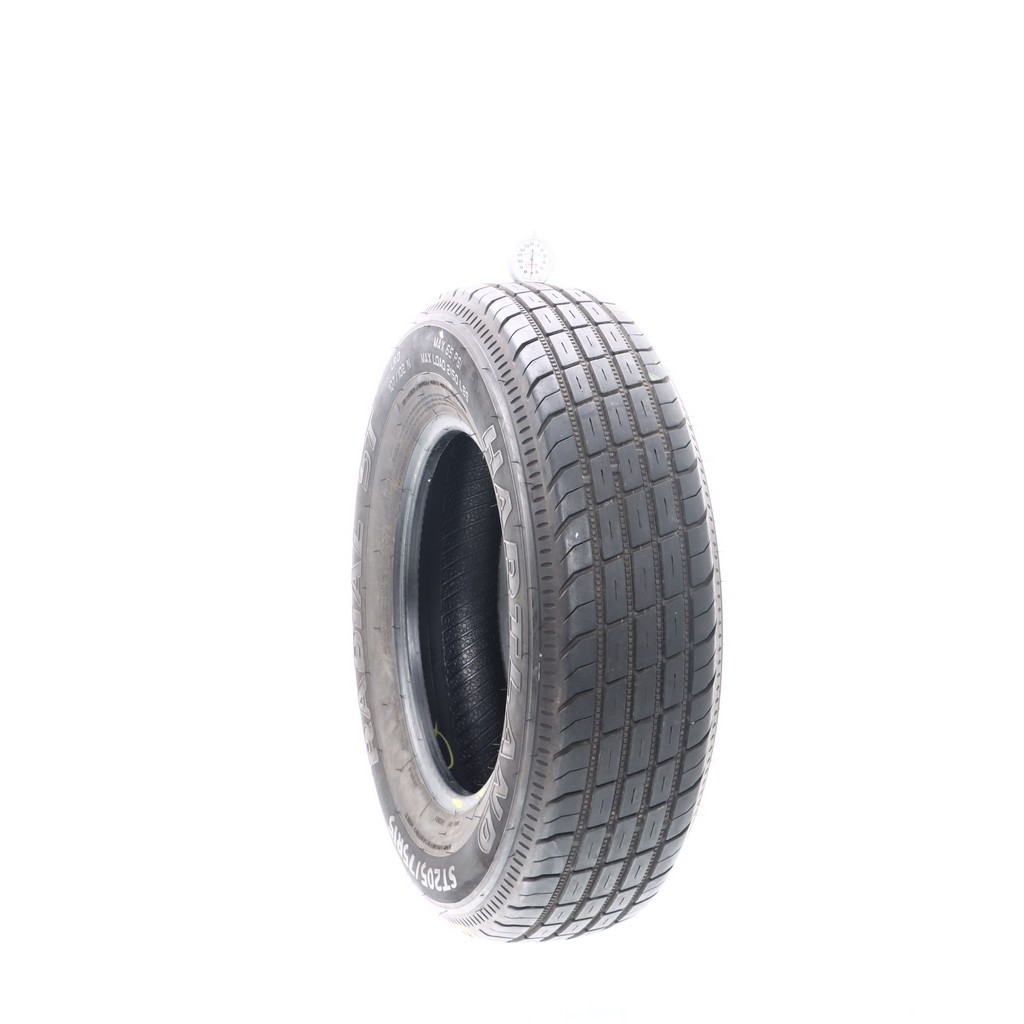 Set of (4) Used ST 205/75R15 Hartland Radial ST 107/102N – 6.5-7/32