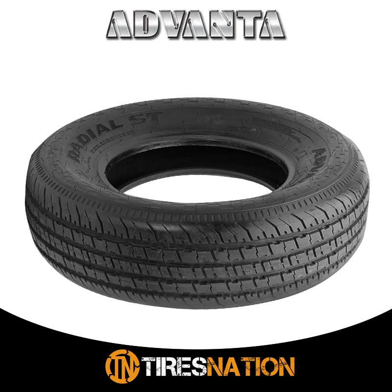(1) New Advanta ST Radial ST235/80R16 127/122N F Tires