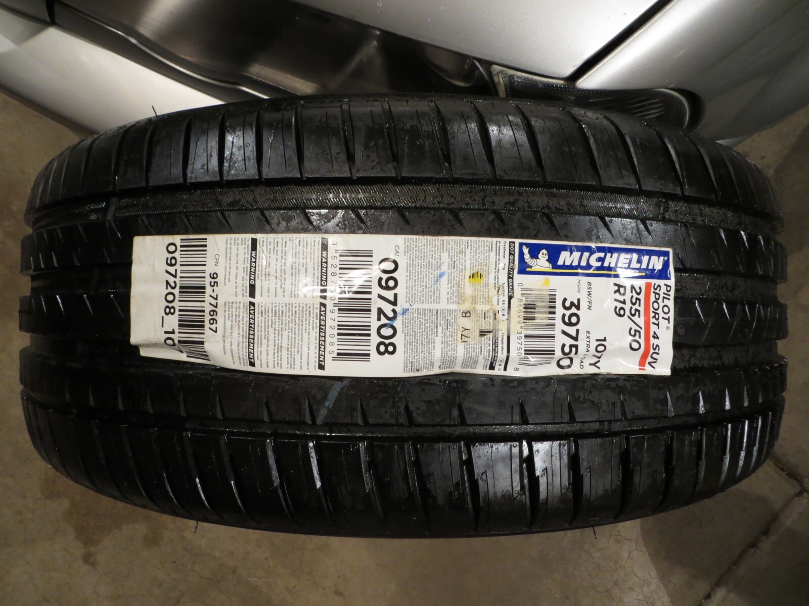 NEW 1 ONE MICHELIN PILOT SPORT 4 SUV 255/50R19 107Y XL FRANCE 255 50 19 2930