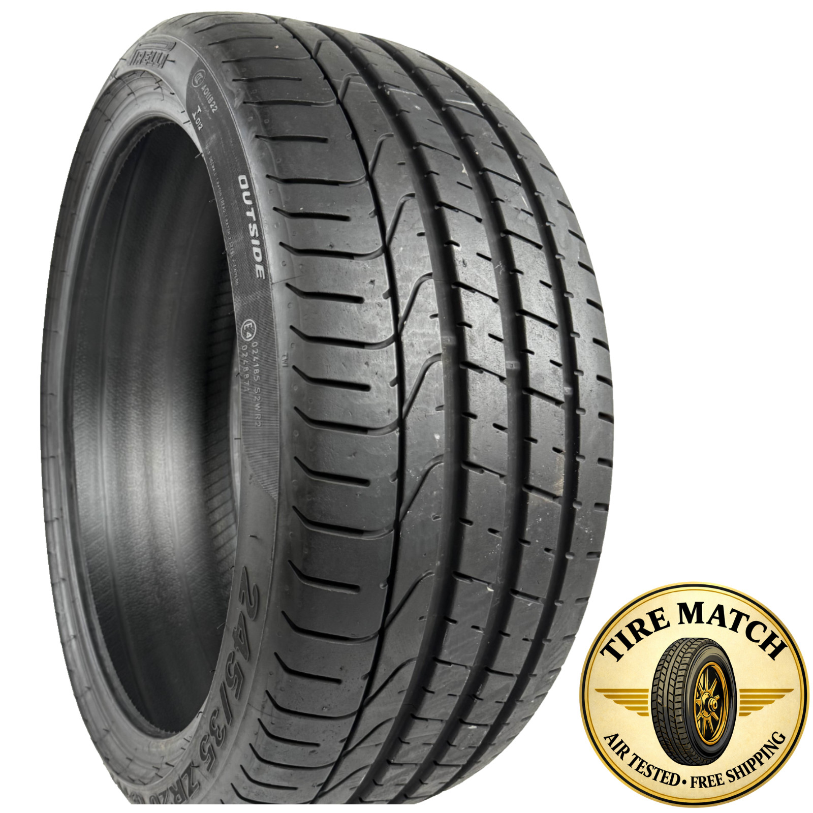 Used 245/35ZR20 Pirelli P Zero N1 91Y 8.5/32 (DOT 25)