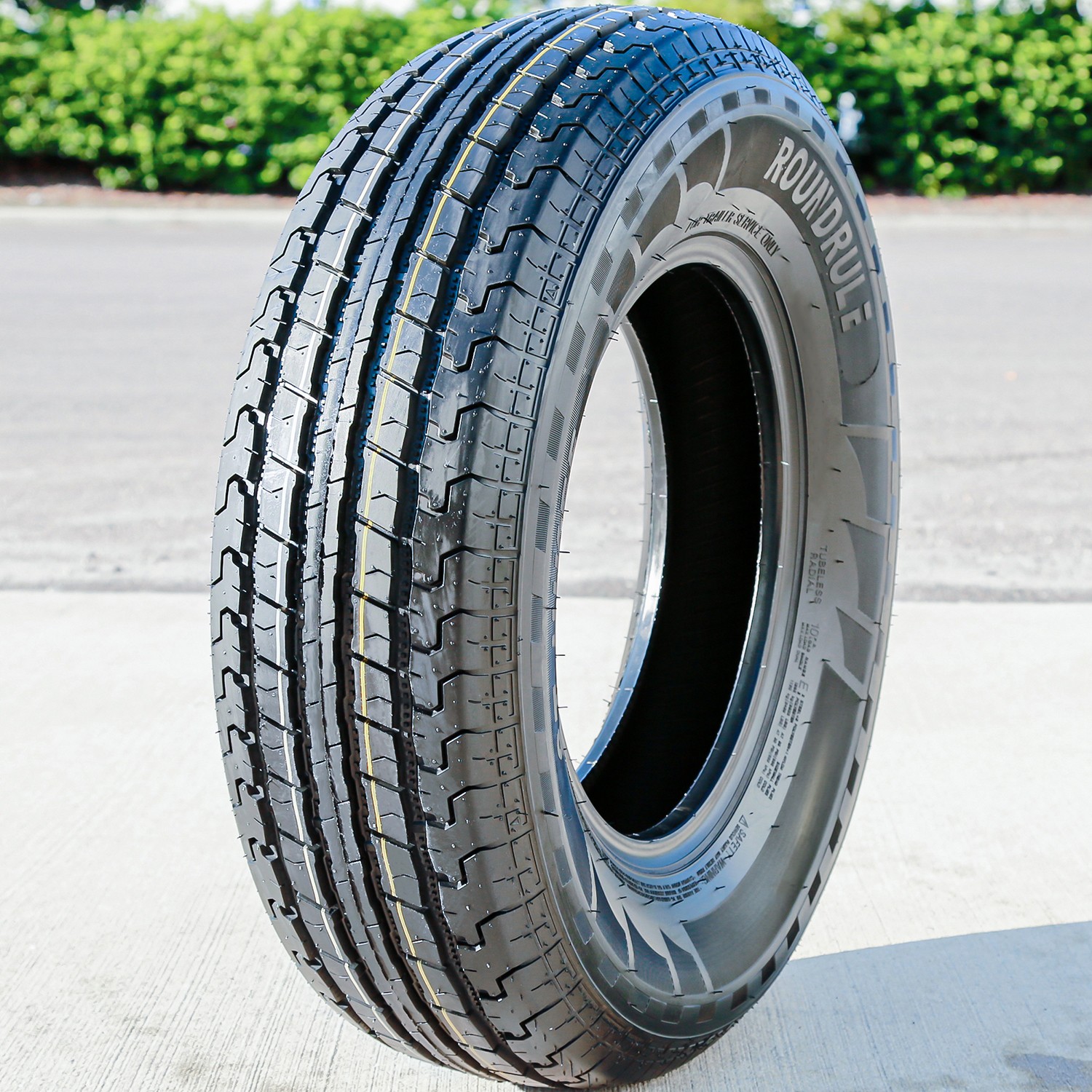 4 Tires Roundrule ST Hikee Semi Steel ST 235/80R16 Load F 12 Ply Trailer