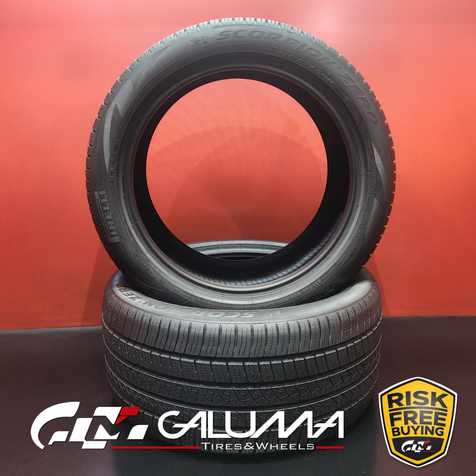 Set of 2 Tires Pirelli Scorpion Zero All season (MO) 315/40R21 315/40/21 #95890