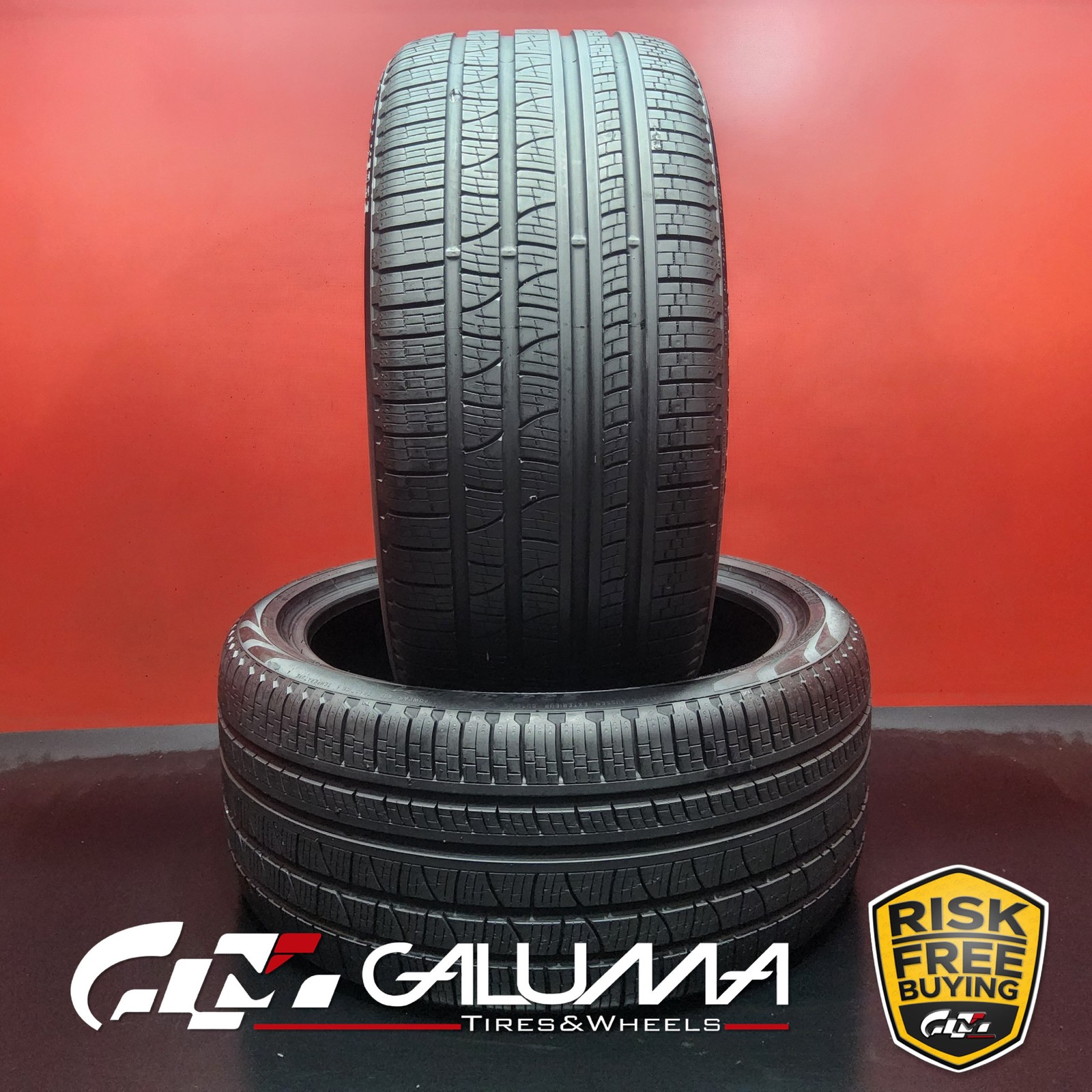 Set of 2 Tires LikeNEW Pirelli Scorpion Verde All Season (NE0) 295/35R21 #94664