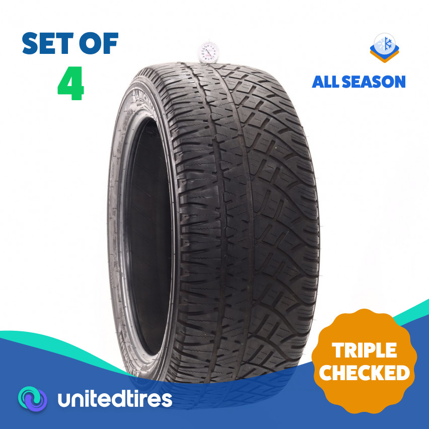 Set of (4) Used 285/45R21 Michelin Latitude Cross MO1 113W – 5.5-6/32