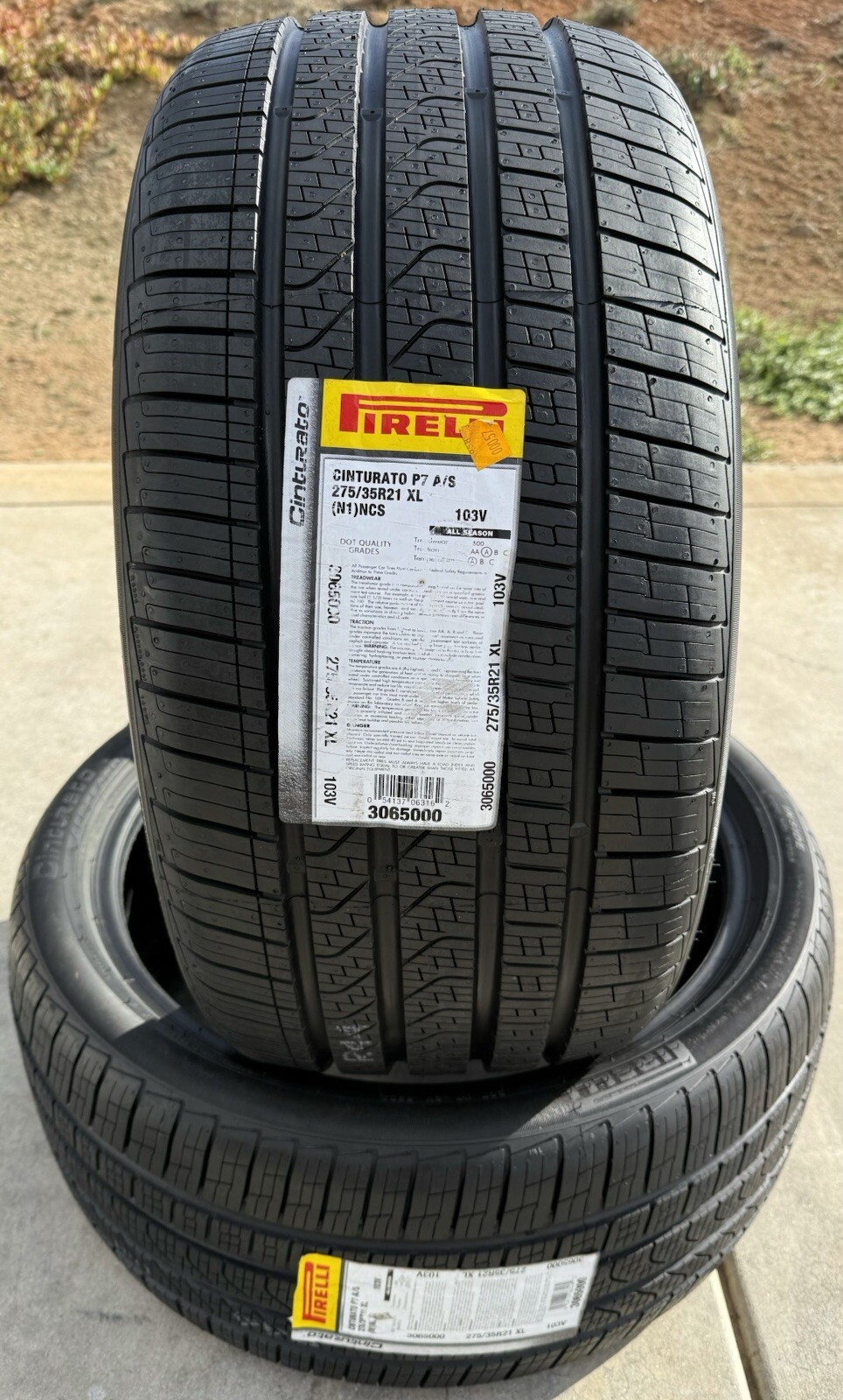 4X NEW Pirelli Cinturato P7 All Season N1 Porsche PNCS 2X 275/35R21 2X 315/30R21