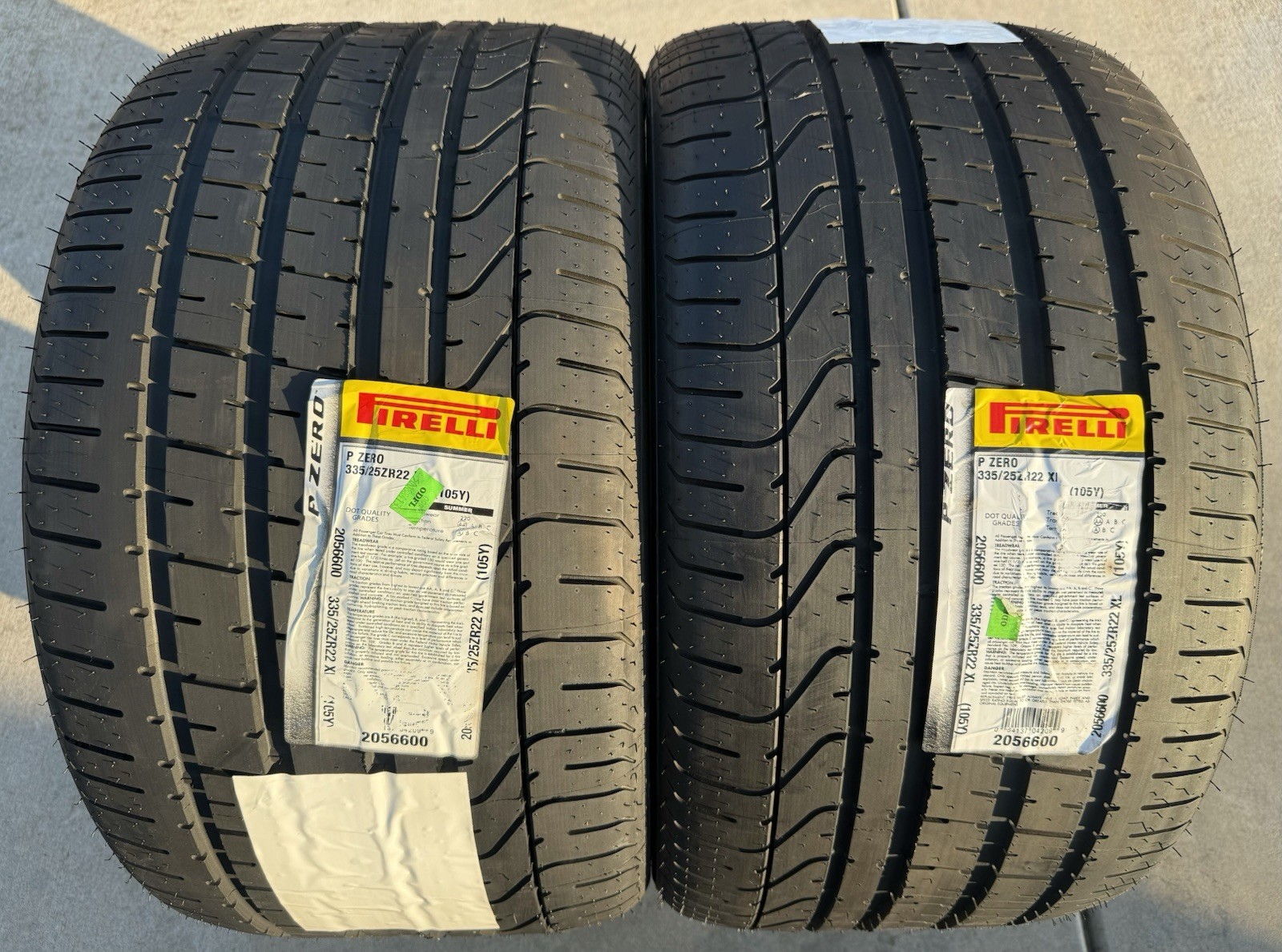 4X NEW Pirelli P Zero Tires 2X 255/30ZR21 & 2X 335/25ZR22 Ferrari Lambo Porsche