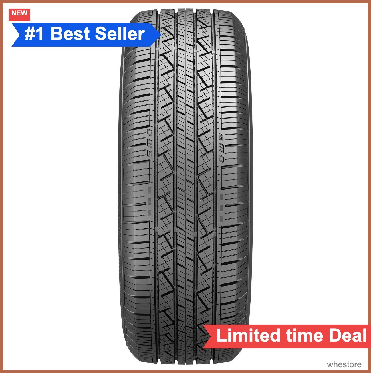 All Season Tire 235/65R18 106T SUV Crossover Touring 70000 Mile Tread Warranty