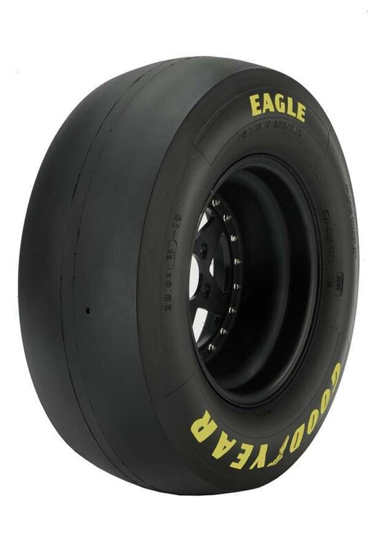 GoodYear D2797 Dragway Slick, 29×12-15, Bias Ply, Yellow Letter, Each