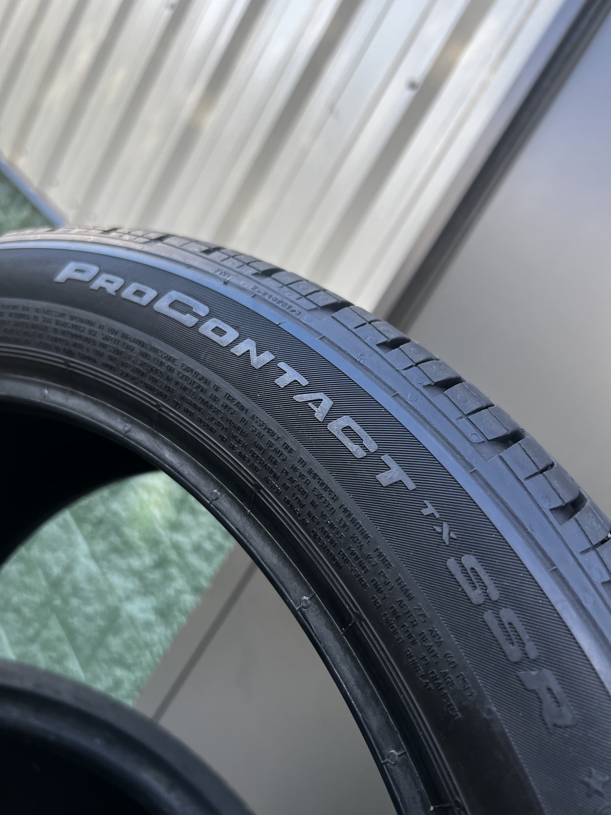 1 Tire Continental ProContact TX SSR ★ BMW 225/45R19 96H DOT.2523 8/32 NO Patch
