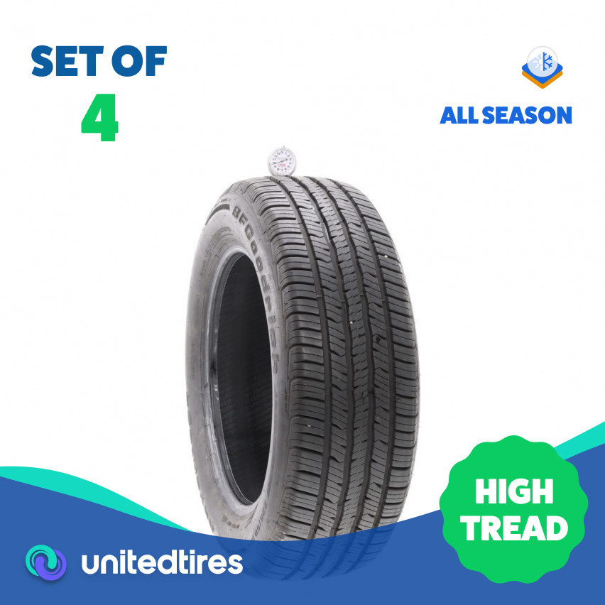 Set of (4) Used 225/60R17 BFGoodrich Advantage Control 99H – 9.5-11/32