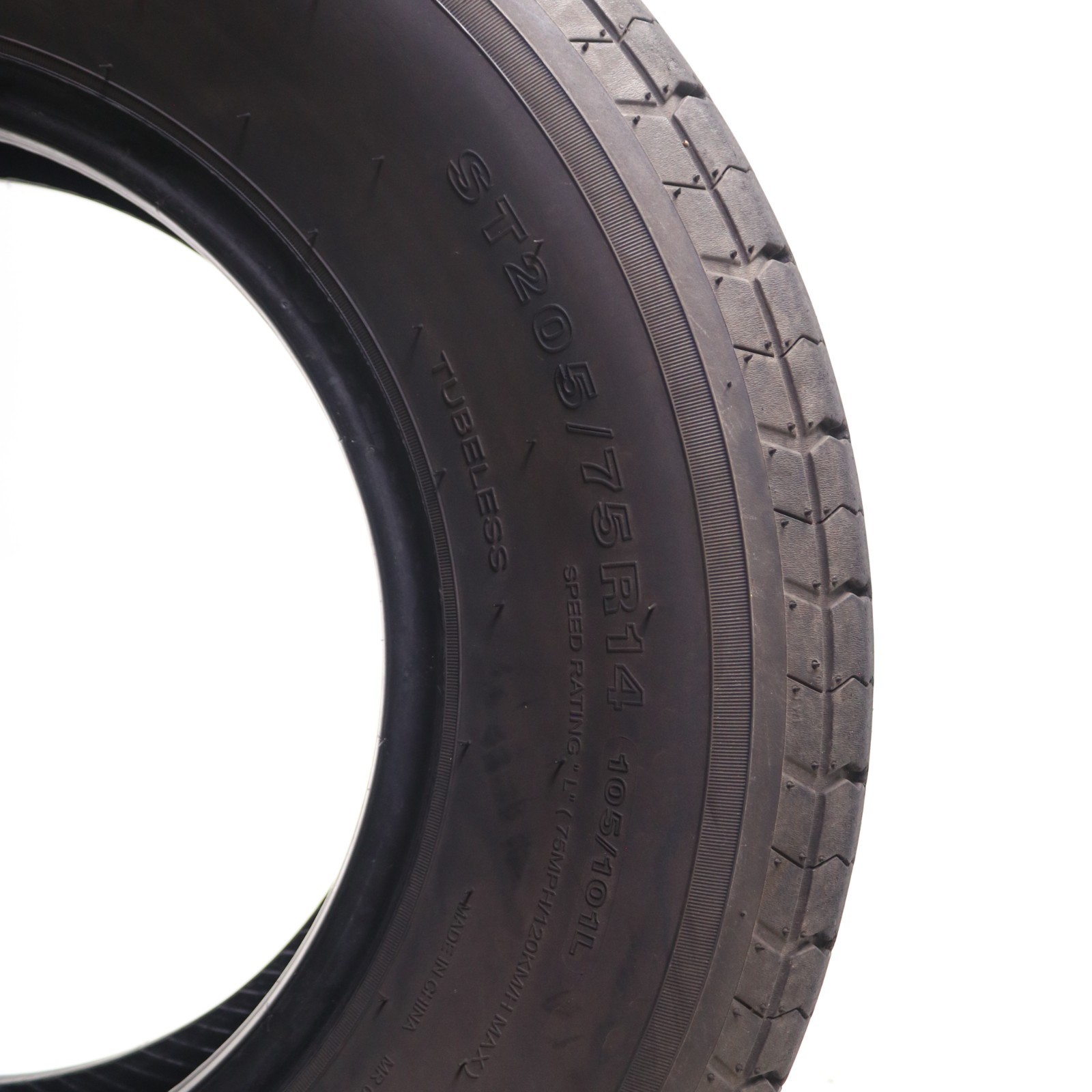 Set of 2 Used ST 205/75R14 Westlake Super ST – 105/101L – 7.5-8/32 No Repairs